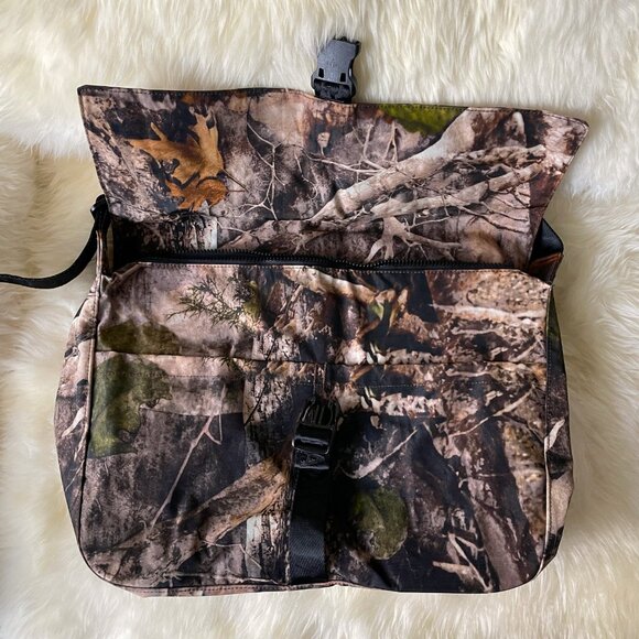 NWT Baggu Nylon Messenger Bag - Photo Forest - Picture 3 of 9